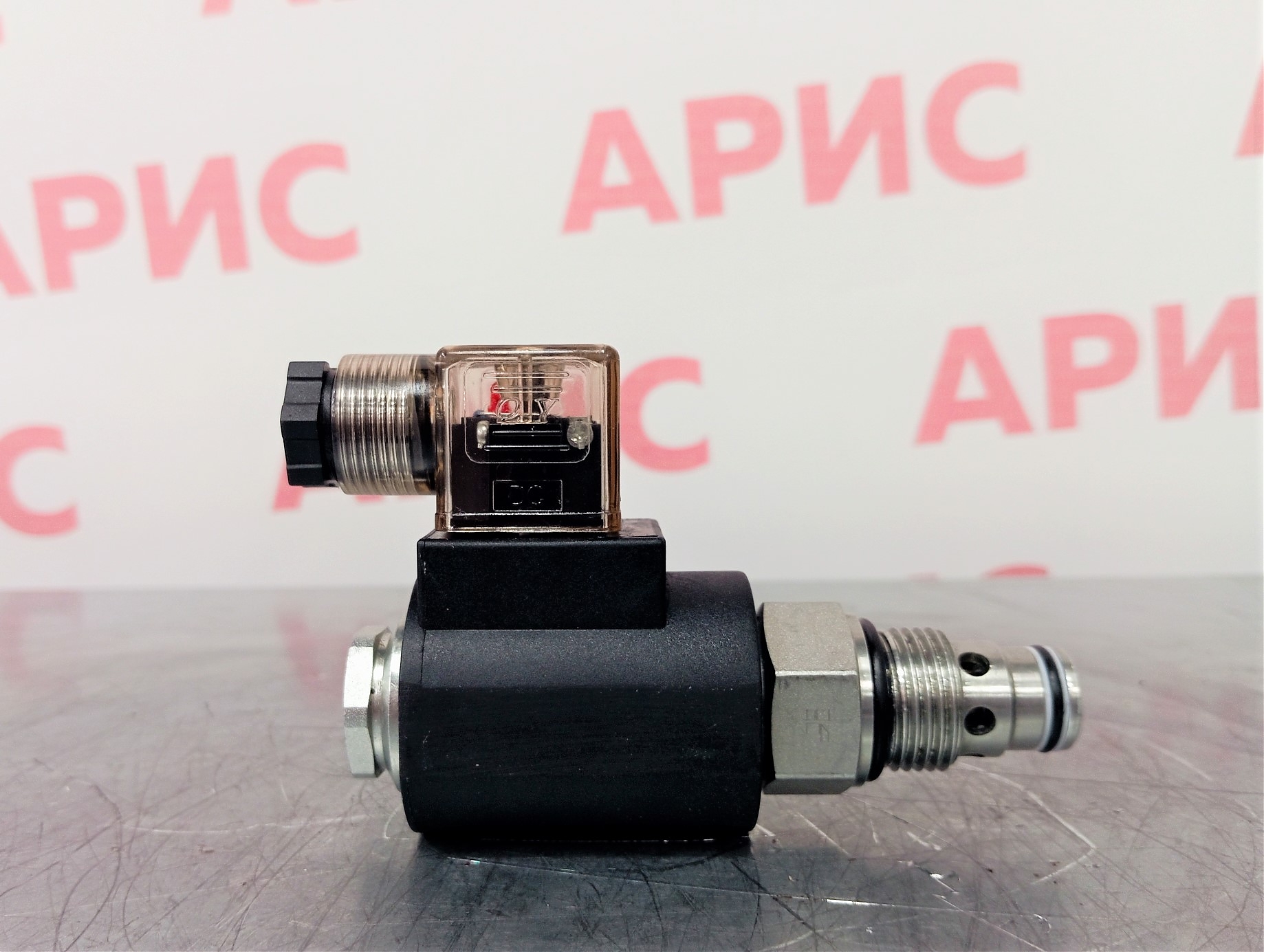 Клапан электромагнитный DHF10-227L ( нормально открытый )(SAE10) 24VDC